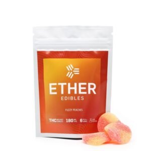 Ether Edibles 180MG THC – Fuzzy Peaches