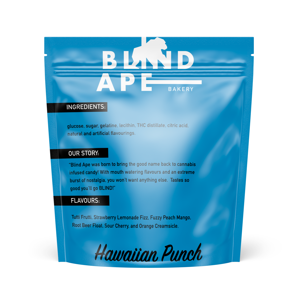 Blind Ape – Hawaiian Punch 300mg THC Gummies - Image 2