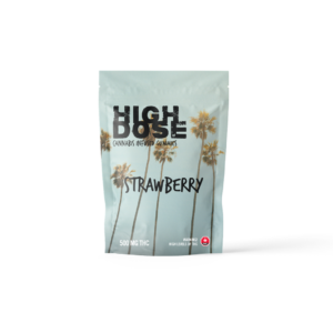 High Dose 500mg THC Gummy – Strawberry