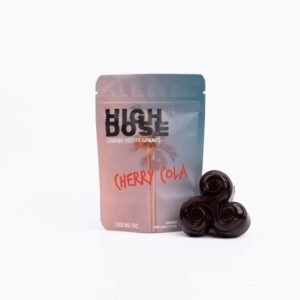 High Dose 500mg THC Gummy – Cherry Cola