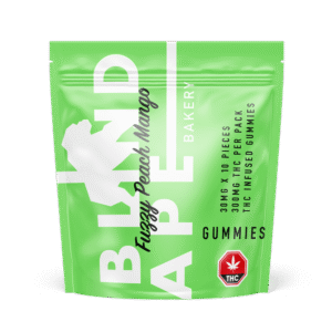Blind Ape – Fuzzy Peach Mango 300mg THC Gummies